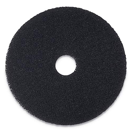 Boardwalk BWK4015BLA 15 in. Diameter Stripping Floor Pads - Black (5/Carton)