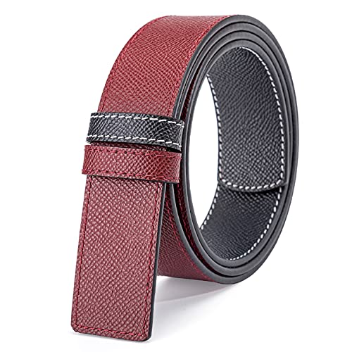 Vatee's Men's Replacement Belt Strap without Buckle Adjustable Reversible Genuine Leather Belts 1.34