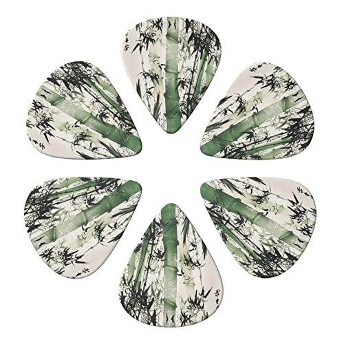 Lot de 6 médiators chinois en bambou pour guitare acoustique, guitare électrique, basse, ukulélé – fins, moyens et épais… - Les Beatles, Paul McCartney, John Lennon, RIngo Starr, George Harrison Lot de 6 médiators chinois en bambou pour guitare acoustique, guitare électrique, basse, ukulélé - fins, moyens et épais… – Image 5