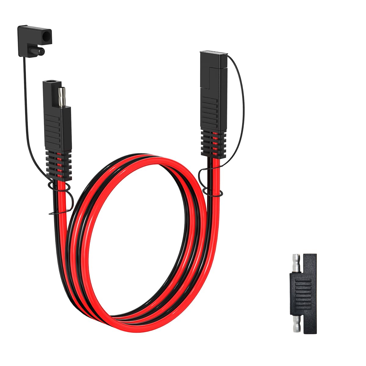 ELFCULB 12AWG 3FT SAE Extension Cable 3-50FT Quick Disconnect Wire Harness SAE Connector Plug for Automotive, RV, Solar Panel