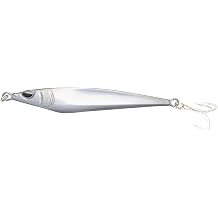 Nomad Design The Ridgeback Long Cast Jig 80g 3oz Darting Metal Jig with Erratic Sideways Darting Action, Durable BKK Hooks, Angled Head Design, for Shore & Offshore Species
