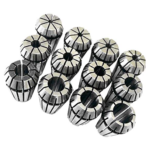 12 Pcs New Er20 1/8"-1/2" Super Precision Er-20 Collets Set With 3/16 1/4 3/8 #TOP2