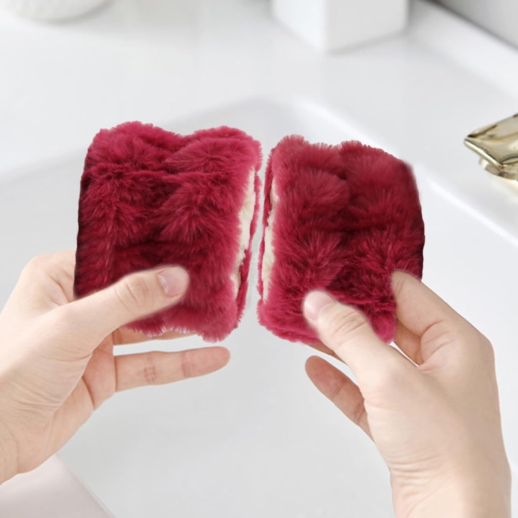 Fluweel Dieren Berenoren Gezicht Wassen Make-up Hoofddeksel Furry Haarband Schattig Elastisch kopen vanaf een prijs van 2.3