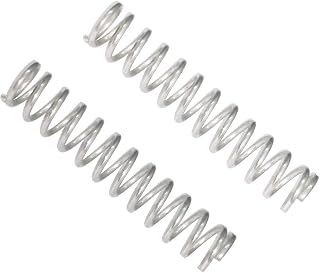 20PCS 304 Stainless Steel Compression Springs 1.2mmx10mmx50mm Springs Long Spring Connector