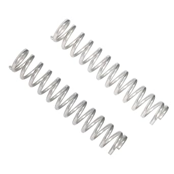 20PCS 304 Stainless Steel Compression Springs 1.2mmx10mmx50mm Springs Long Spring Connector