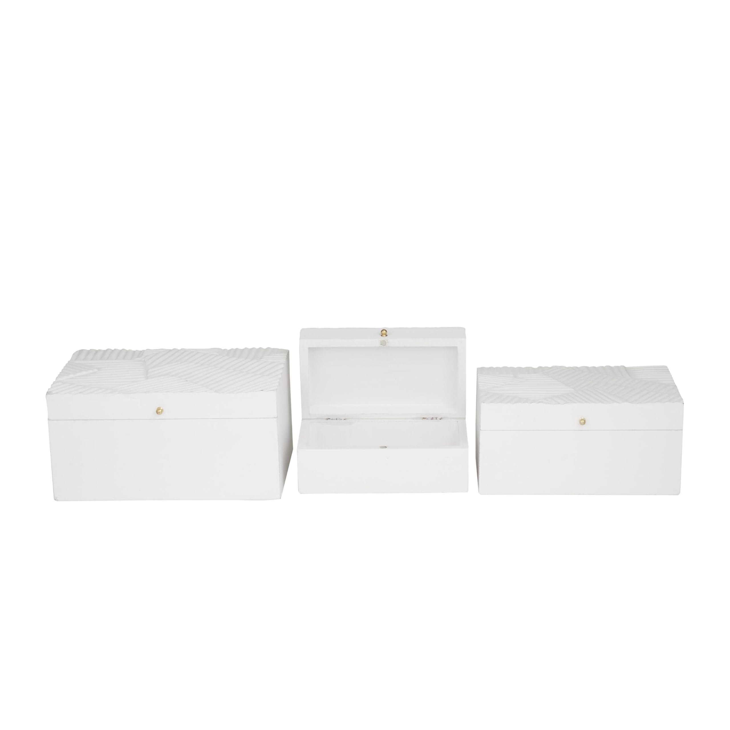 Amazon.com: The Novogratz Wood Decorative Box Intricate Carved