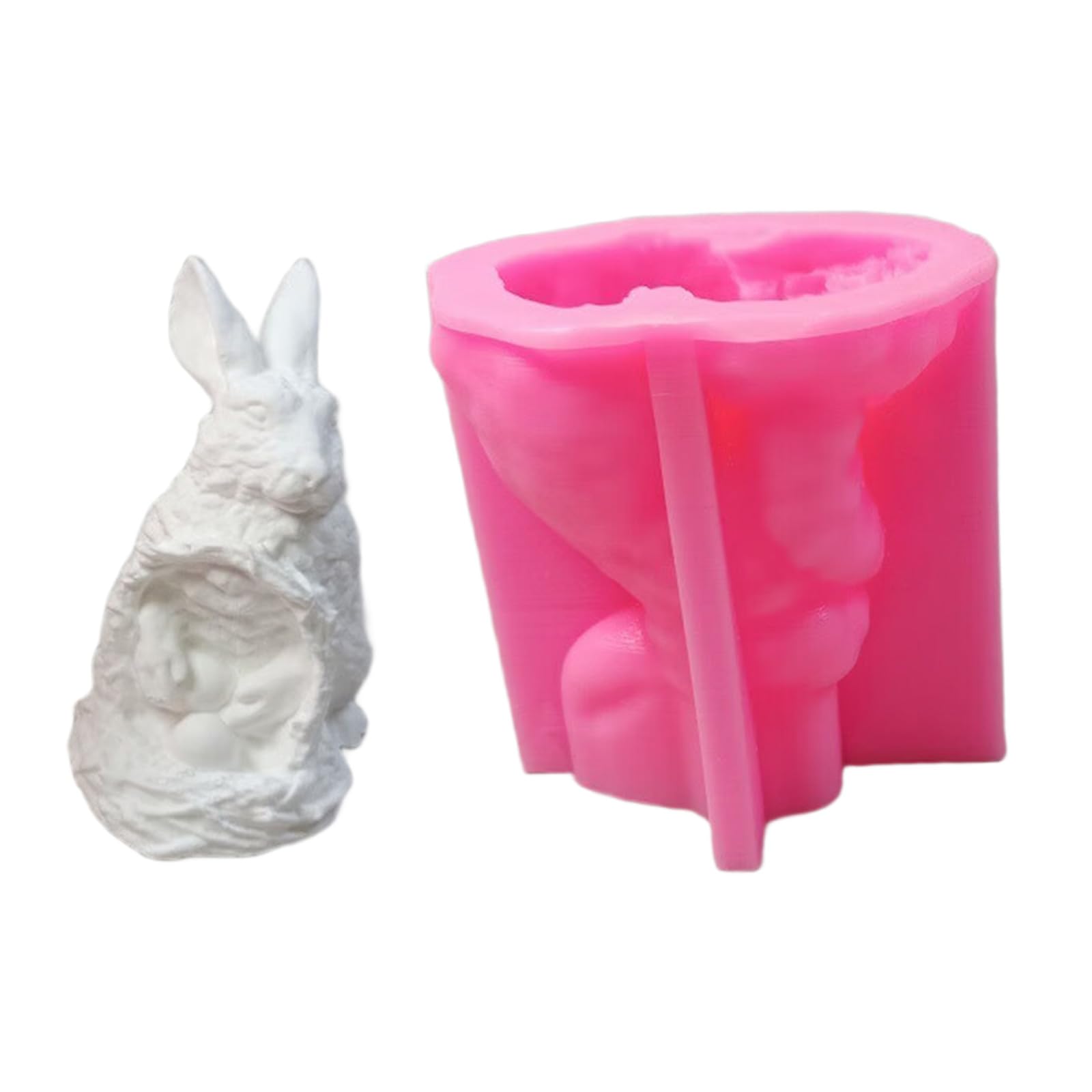 Nucelit Easters Rabbits Molds Casting Molds Plasters Animal Silicone Ornament Castings Epoxy Resin Silicone Easters Rabbits