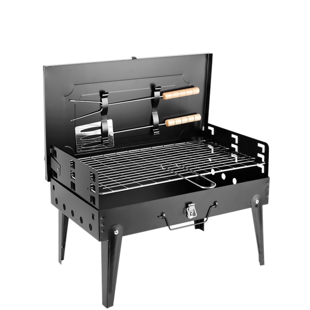 Poêle à barbecue portable multifonctionnel et pliable maison