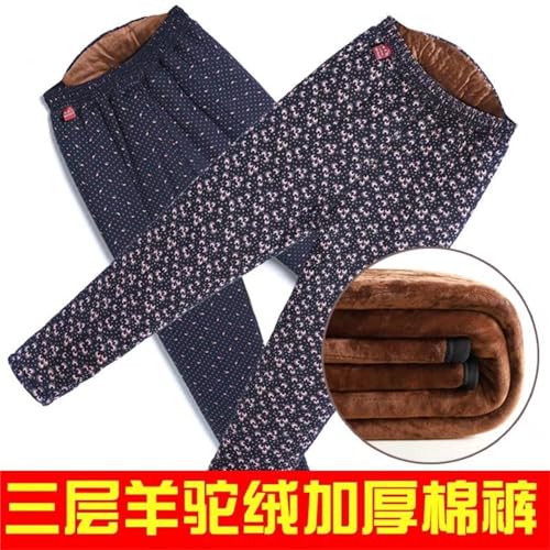 Leggings cálidos de invierno de pelo de camello para cuidar y abrigar a nuestros mayores 3