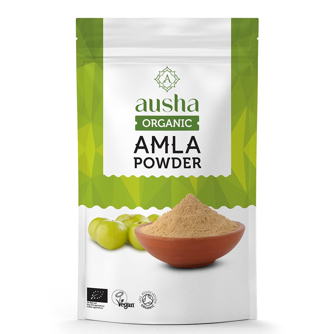 Organic AMLA Powder 100g - Indian Gooseberry - UK Certified Organic by Soil Association -