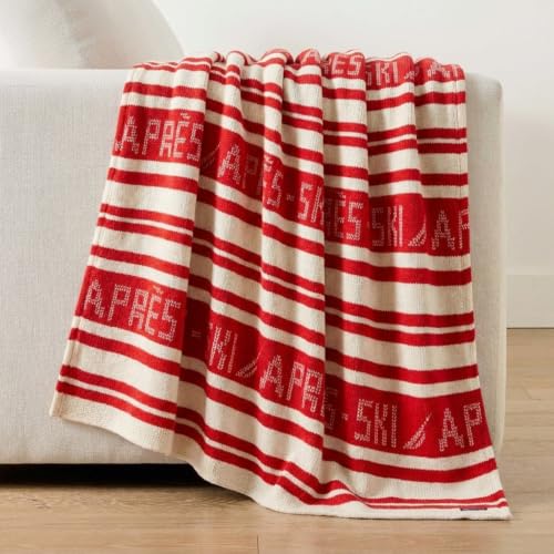 Nautica - Queen Soft Blanket, Lightweight, Cozy & Plush Striped Bedding