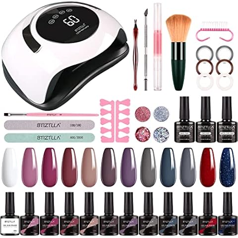 Juego de esmalte de uñas UV Btiztlla Cover
