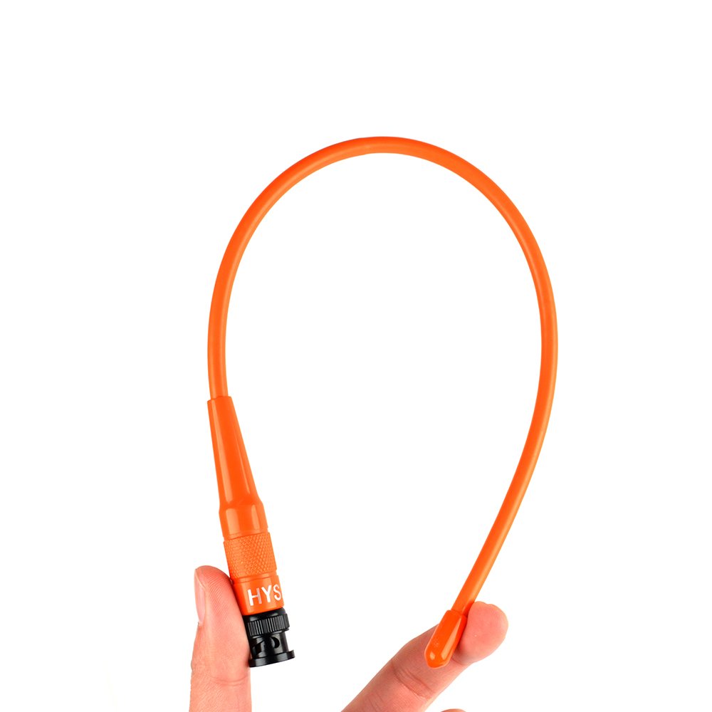 HYS 771N BNC 2m/70cm antenne 15,6 Pouces UHF/VHF Antenne Compatible avec 144/430 MHz Cobra Midland Uniden Portable Portable BNC Walkie Talkie (Orange)