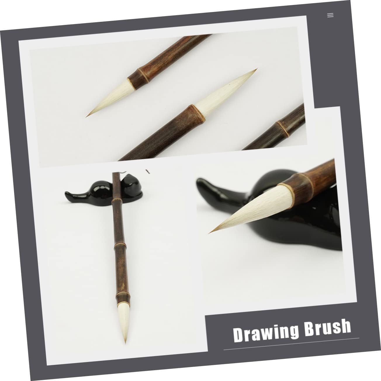Lightweight Portable Chinese Writing Brush for Calligraphy Art Chinese Lettering