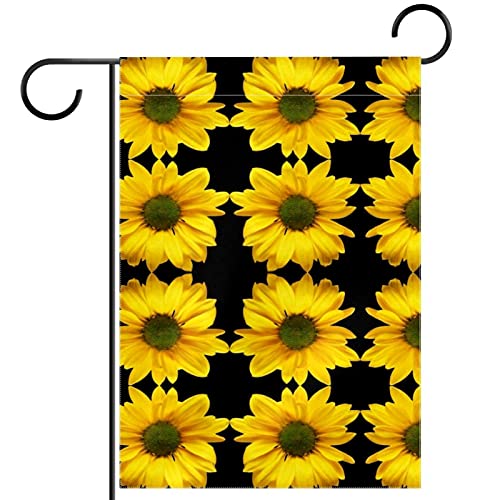 Drapeau de jardin haut de gamme en polyester pongé double face