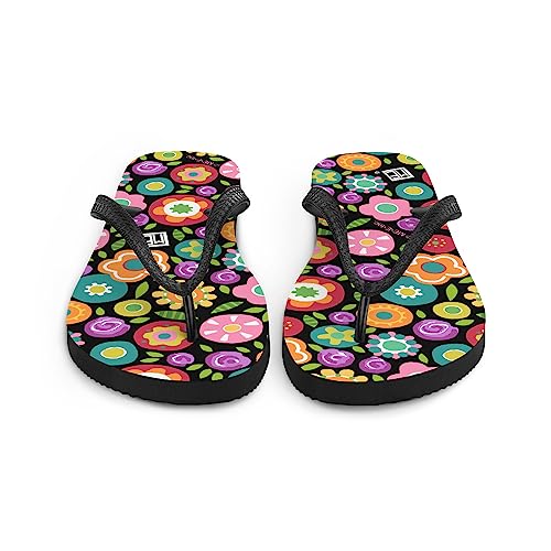 Mary Engelbreit Rainbow Floral Flip-Flops4