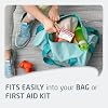 Leukoplast Elastic Fabric Adhesive Bandages - First Aid Dressing for Minor Wounds - Suitable for Knees, Elbows, and Wrists - Flexible - 2 x 2.5 in., Large Digit, 50 Bandages