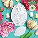 Flower Pro Peony & Tulip Silicone Mold & Veiner Set For Cake Decorating & Clay Crafts by Katy Sue Molds & Flower Pro Molds. Makes Peony & Tulip Petals, Centre, Buds, Stamen & Stigma