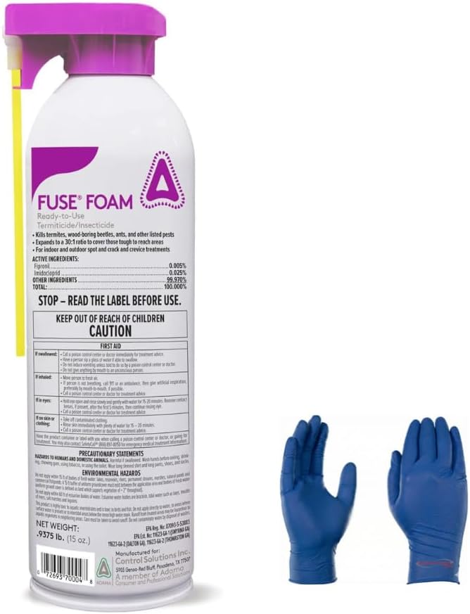 Control Solutions Inc. 82770008 Fuse Foam Ready-to-Use Termiticide/Insecticide