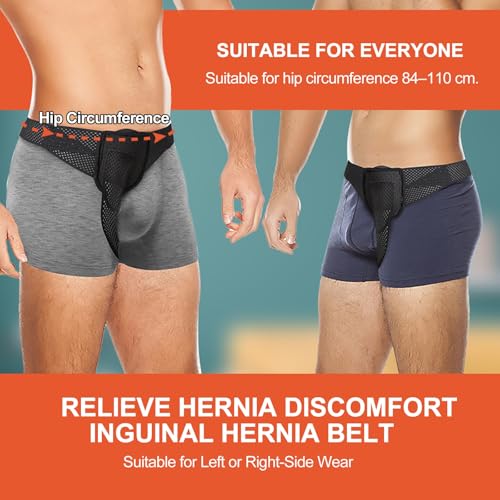 Faja hernia inguinal ajustable para soporte abdominal miniatura 3