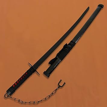 Handmade Powder Coated Ichigo Kurosaki's Tensa Zangetsu Bankai Sword
