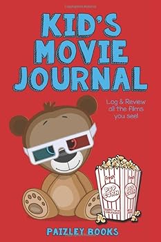 Paperback Kid's Movie Journal: Log & Review All The Films You See Book