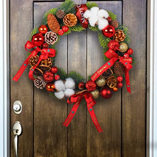 Couronne de Noël en coton réutilisable pour simplifier vos décorations