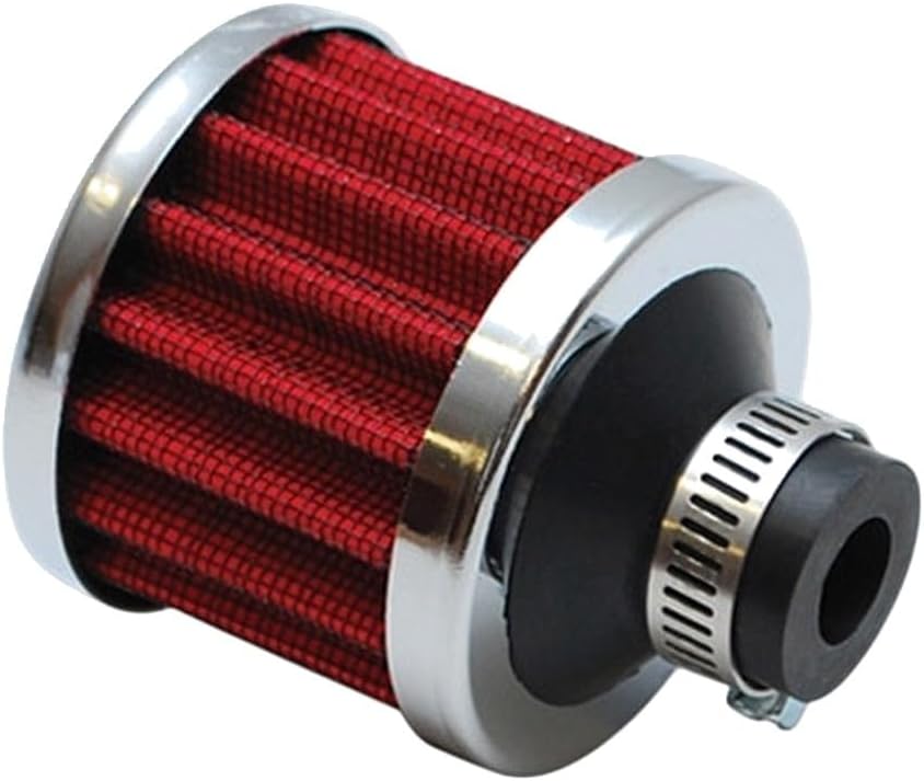 Vibrant Performance 2164 Crankcase Breather Filter w/Chrome Filter Cap Aftermarket Replacement
