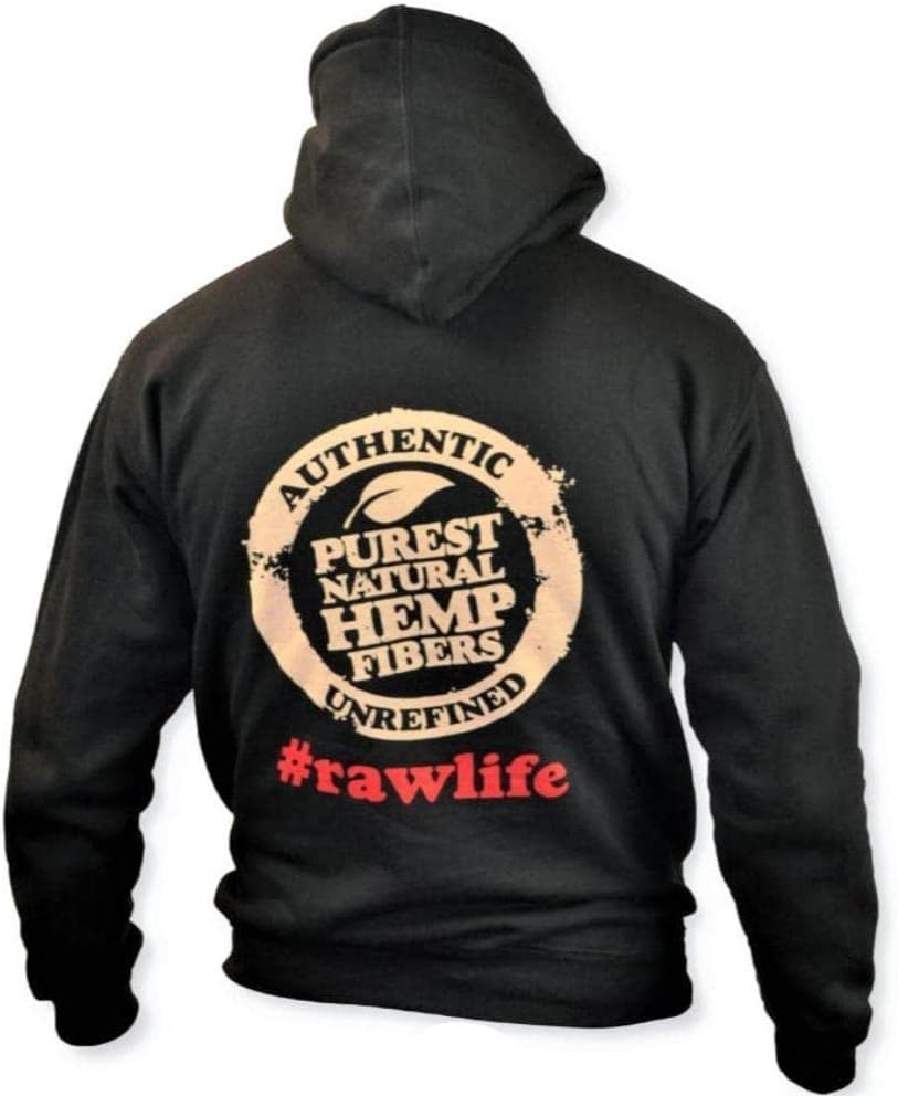 RAW "Rolling Papers" Black Hoodie (X-Large)