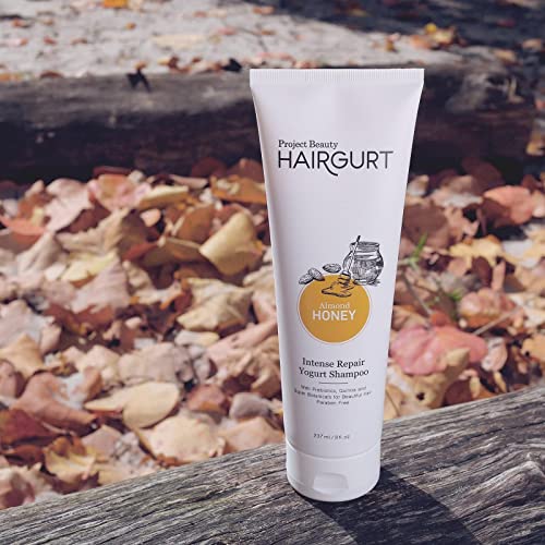 Hairgurt Intense Repair Yogurt Shampoo - Almond-Honey - Natural Hair Care, Hair Products For Dry, Damaged, Frizzy Hair & Hair Growth - 237 Ml / 8 Oz #TOP2