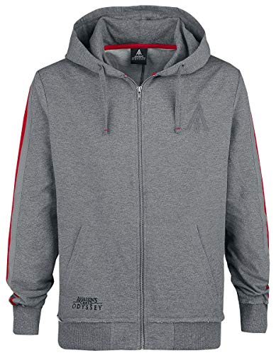 Preisvergleich Produktbild Assassins Creed Kapuzen Jacke Odyssey Logo grau - L