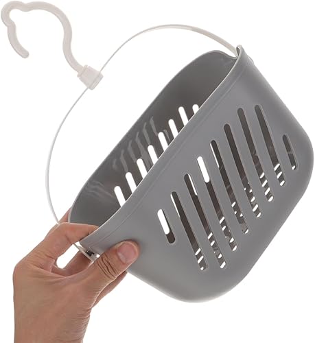 Miniatura 9 de Zerodeko Cesta de almacenamiento de plástico para colgar en el baño, cesta de almacenamiento de baño, organizador de cocina portátil, cesta de