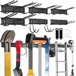 Sinoer 96 Inch Wall Mount Tool Organizer, Garage & Garden Storage Rack