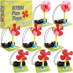 7 Set STEM Electric Fan Kit for Kids, Bulk Science Kits for Boys & Girls, STEM Toys Science Experiments Group Activities Projects for 6-8 8-12 Summer Crafts