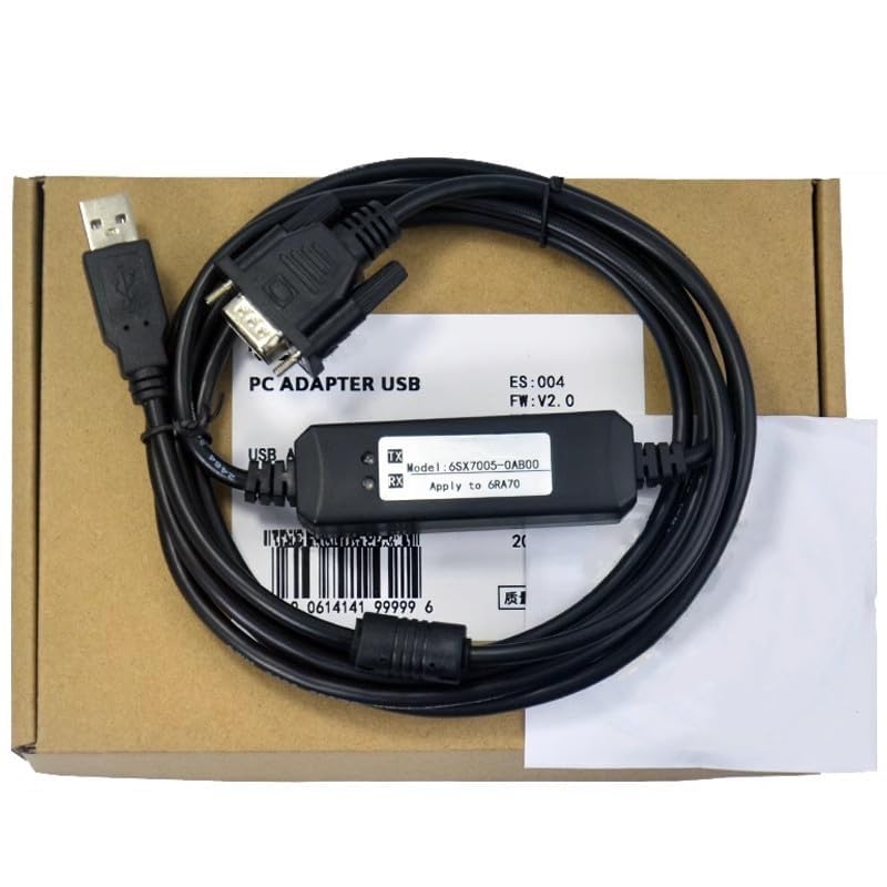 6SX7005-0AB00 for 6RA70 Inverter Commissioning Cable Programming Cable Data Download Cable Dual Chip Design Industrial Grade (3 Meters)