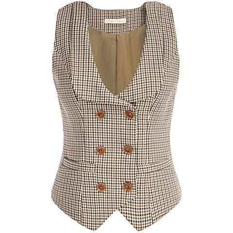 Belle Poque Vintage Double Breasted Waistcoat Cover