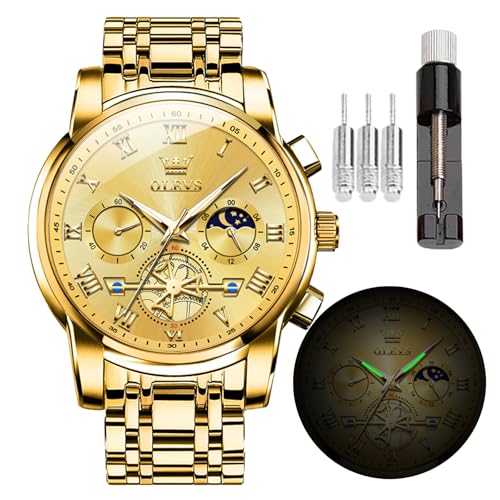 Montre pour homme OLEVS étanche pour vous accompagner du bureau aux sorties décontractées
