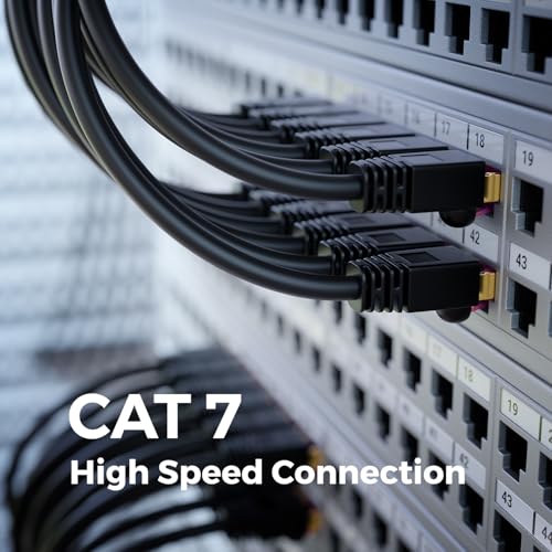 deleyCON 15m Câble Réseau CAT7 Outdoor pour Extérieur (10 Gbit/s, 600 MHz, Blindage S/FTP, Cuivre) RJ45 Fiche Ethernet LAN DSL Câble Patch - Résistant AUX Intempéries - pour PC, TV, Caméra, PoE – vue 6