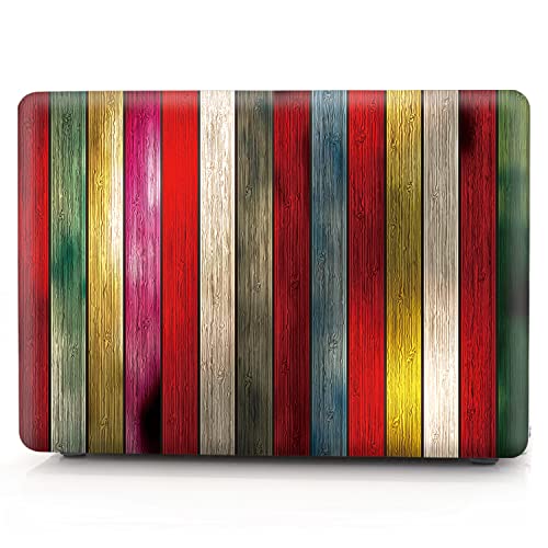 Carcasa MacBook Pro 16 de diseño elegante patrón madera para portátiles M1 M2 M3 M4 y teclado Q 3
