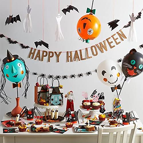 24 Pcs Horror Movie Scream Cupcake Toppers Glitter Telephone Scam No You Hang Up Killer Birthday Cupcake Picks For Horror Movie Theme Birthday Halloween Party Cake Decorations Supplies #TOP5