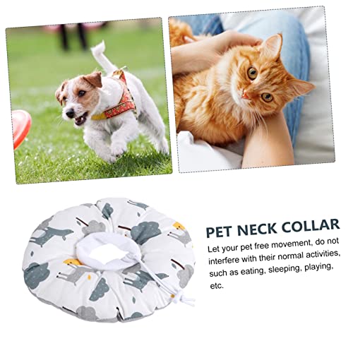 POPETPOP Círculo Elizabeth Coleira Do Animal De Estimação Gato Após a Do Cone Coleiras Para Cachorro