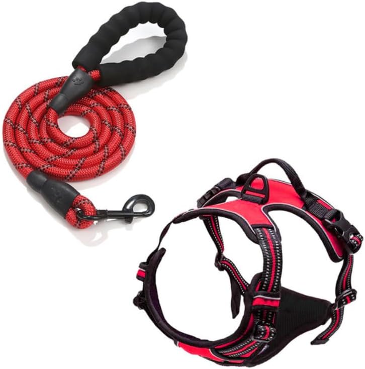 No Pull Dog Harness (M,Orange)