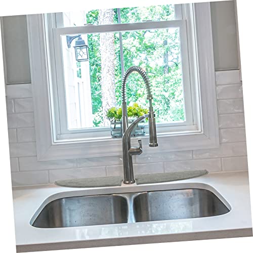 faucet absorbent mat kitchen sink splash guard water drip catcher soft sponge draining pad water-resistant 16 x 18 for kitchen and bathroom use
