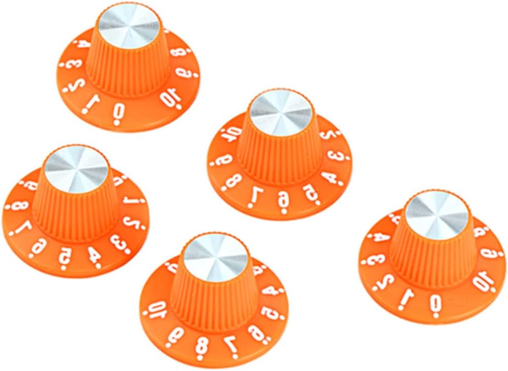 ERINGOGO 5pcs Guitar Knob Volume Knobs Useful Control Knobs