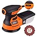 Random Orbit Sander, Tacklife 6 Variable Speed 3.0A 350W / 13000 OPM Orbital Sander with 12 pcs Sandpaper and High Performance Dust Collection System, Ideal for the DIY and Home Decoration, PRS01A