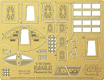 Space 1999 - Photoetch Set for MPC913 1/72 Scale Eagle Transporter kit PGX227