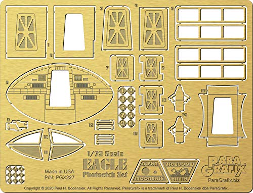 Space 1999 - Photoetch Set per MPC913 Scala 1/72 Eagle Transporter kit PGX227