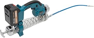 YyanLAK Pistola engrasadora eléctrica con batería, 560 W, prensa engrasadora eléctrica a pilas, juego de engrasadora eléctrica de alto rendimiento para vehículos de motor, maquinaria pesada, barcos