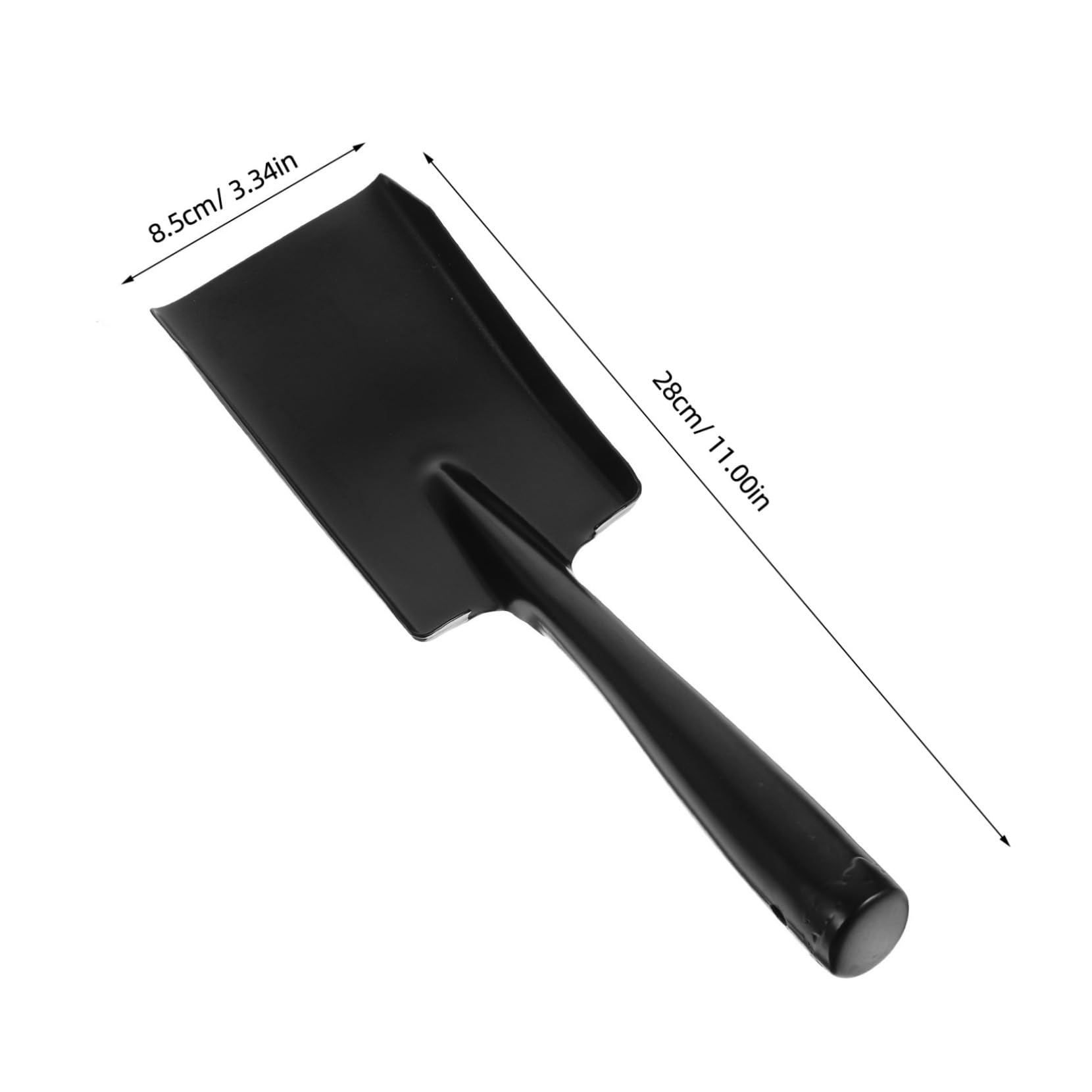 KOMBIUDA Outdoor Ergonomic Fireplace Shovel Manganese Garden Tool Convenient Ash Shovel for Easy Handling Lightweight Portable for Gardening and Beach Activities