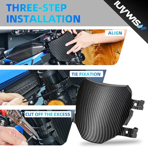 Image of Dirt Bike Number Plate Front License for Surron LBX Talaria Sting MX3 /R MX4 MX5 XXX X3 Eride Pro SR S SS 2.0 3.0 Tuttio Soleil 01 Rawrr Mantis Ebox Dragster ETM RTR Imitation Carbon Fiber